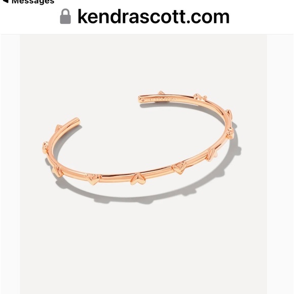 Kendra Scott heart cuff bracelet in rose gold. New w/ tags. - Picture 4 of 6